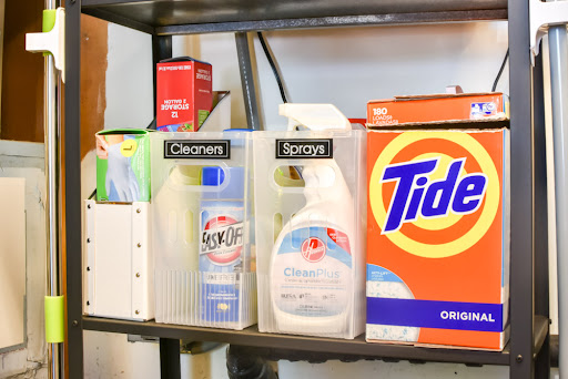 Organized Cleaning Supplies